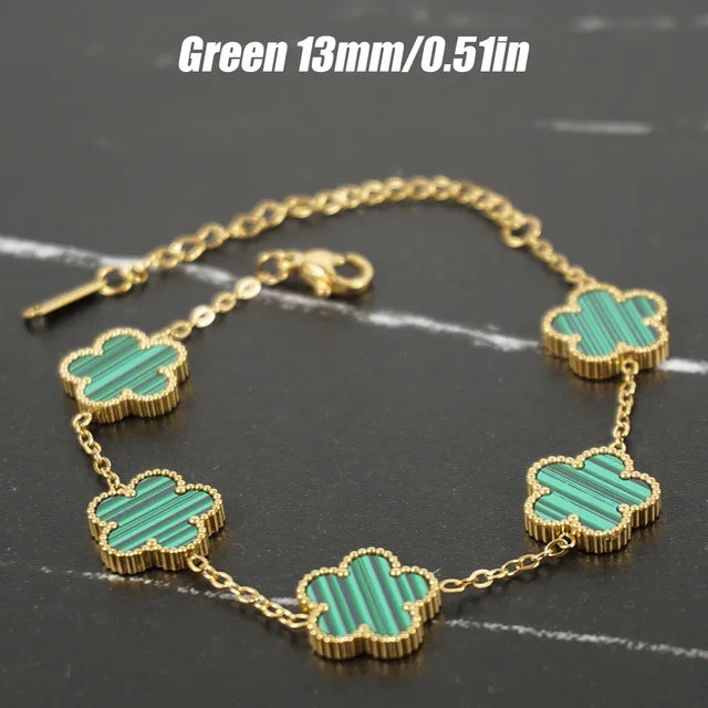 Dubbelzijdige Klaver Armband